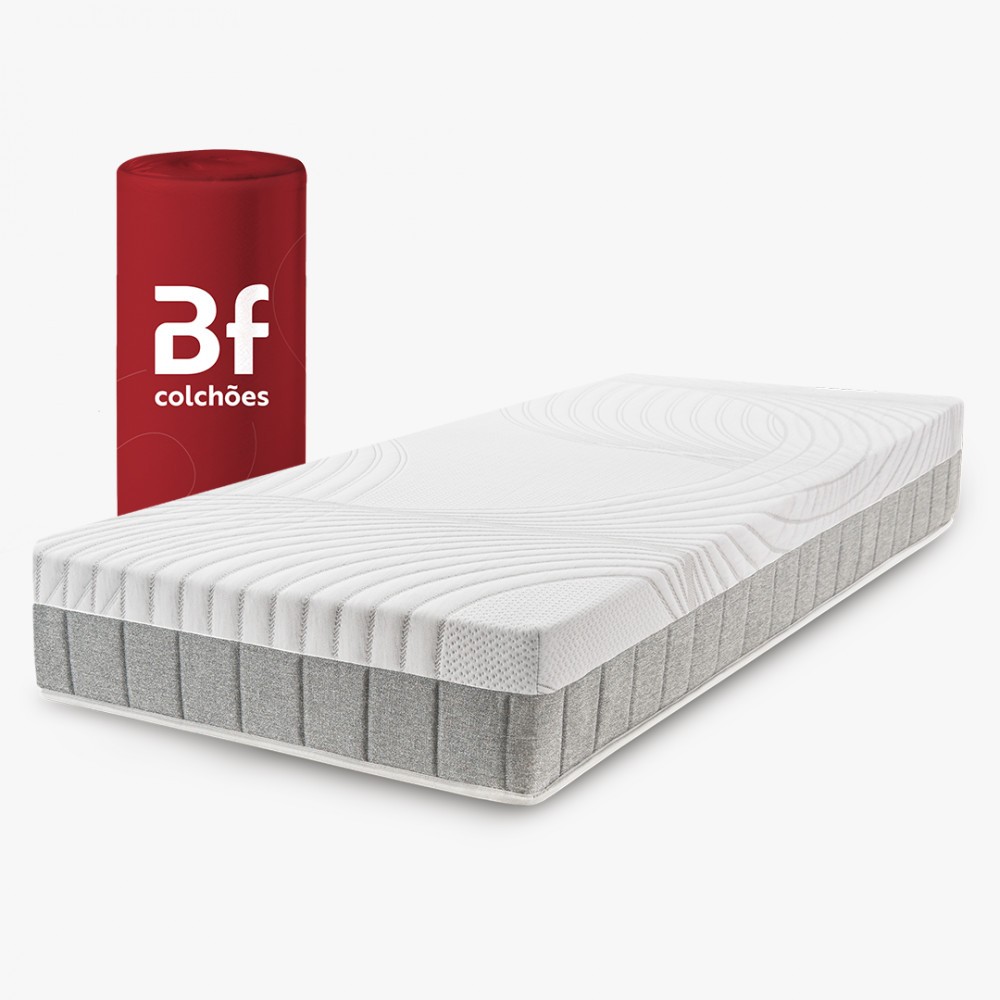 Colchão Solteirão Ortopédico BF Antistress a Vácuo 97x203cm BF Colchões Colchão Solteirão Ortopédico BF Antistress a Vácuo 97x203cm BF Colchões - Oferta na Shopee