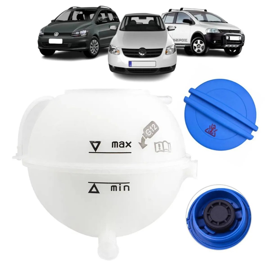 Reservatório de Expansão Água + Tampa Volkswagen Crossfox/ Fox/ Spacefox Reservatório de Expansão Água + Tampa Volkswagen Crossfox/ Fox/ Spacefox - Oferta na Shopee