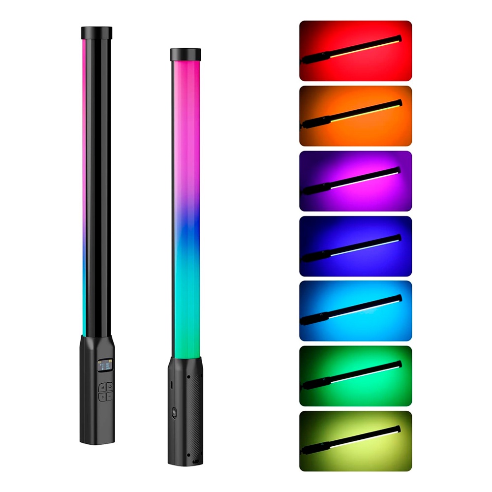 Tubo de Luz Portátil Led Ulanzi VL119 Rgb p/Vídeo Preto - Oferta na Shopee