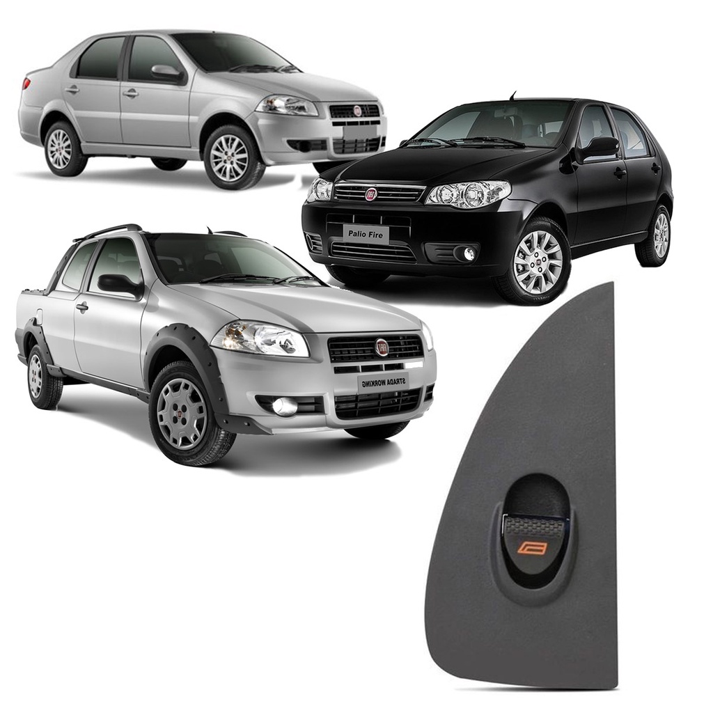 Botão Interruptor Simples Vidro Eletrico Palio Siena Fire . Botão Interruptor Simples Vidro Eletrico Palio Siena Fire . - Oferta na Shopee