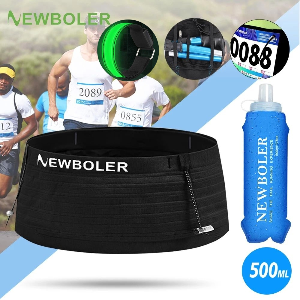 NEWBOLER Bolsa De Cinto De Corrida Respirável De Alta Elasticidade Multifuncional Para