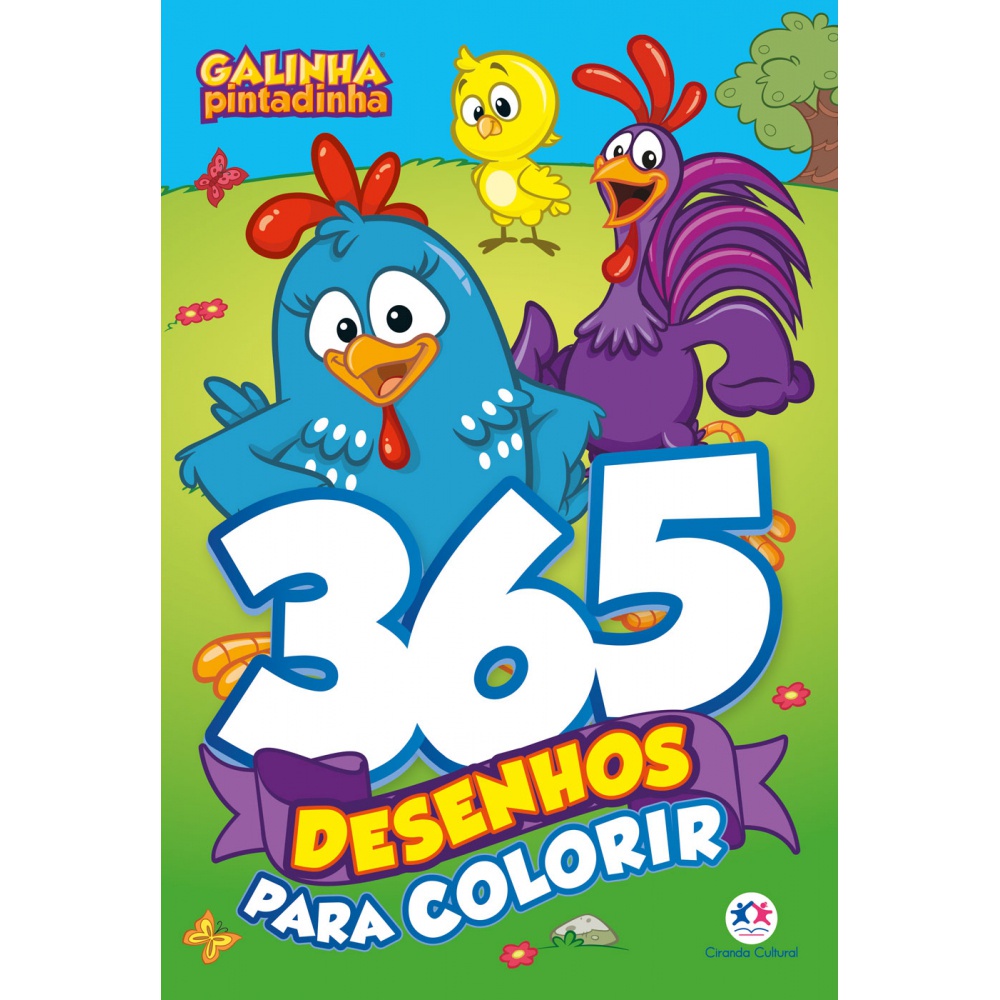 Livro - Galinha Pintadinha - 365 Desenhos para colorir - Capa comum - Ciranda Cultural Livro - Galinha Pintadinha - 365 Desenhos para colorir - Capa comum - Ciranda Cultural - Oferta na Shopee