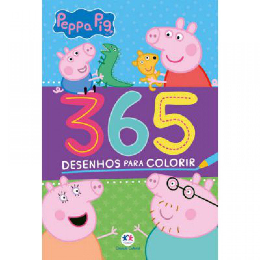Livro - Peppa Pig - 365 Desenhos para colorir - Capa comum - Ciranda Cultural Livro - Peppa Pig - 365 Desenhos para colorir - Capa comum - Ciranda Cultural - Oferta na Shopee