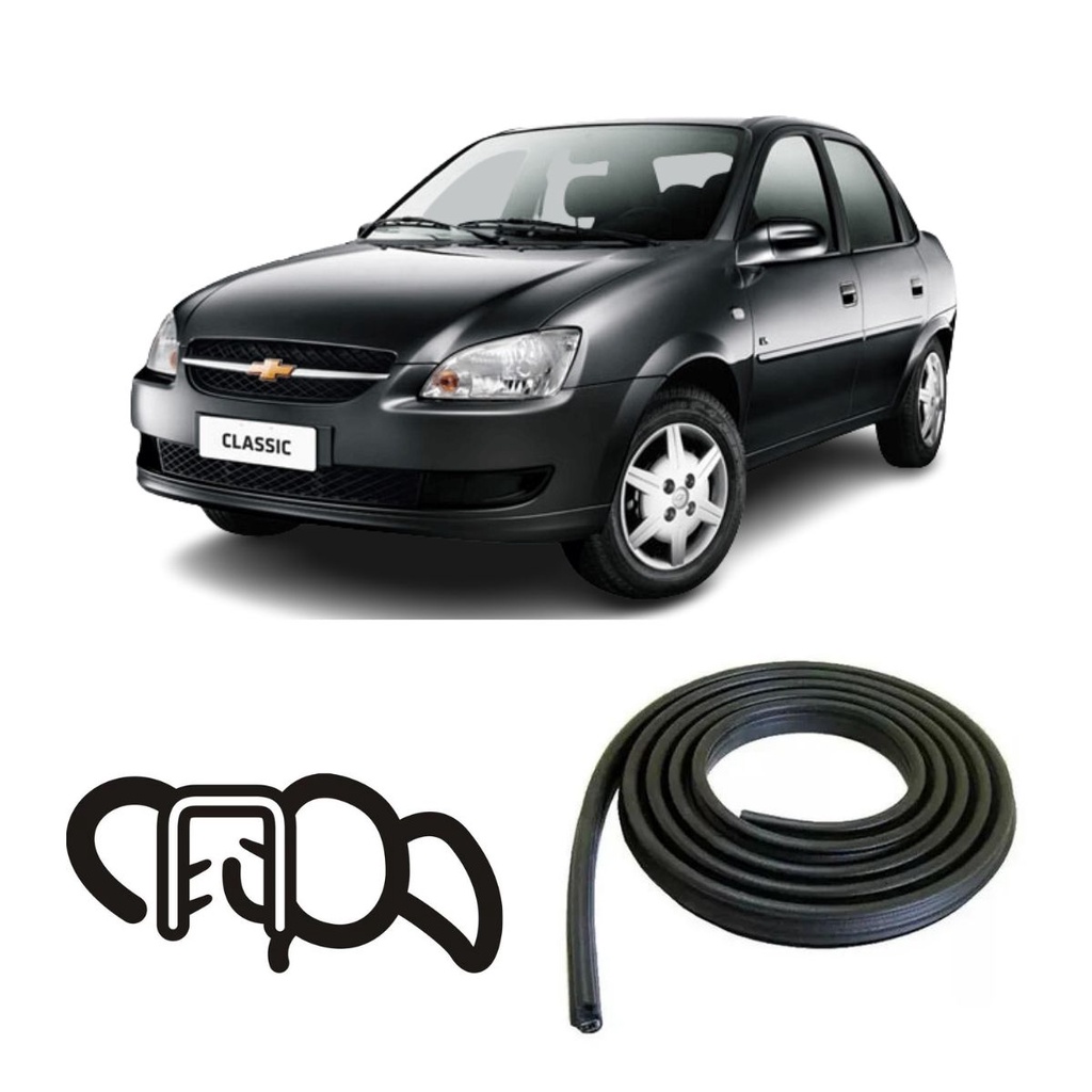 Borracha De Porta Dianteira Preta Estriada Gm Corsa Classic Borracha De Porta Dianteira Preta Estriada Gm Corsa Classic - Oferta na Shopee