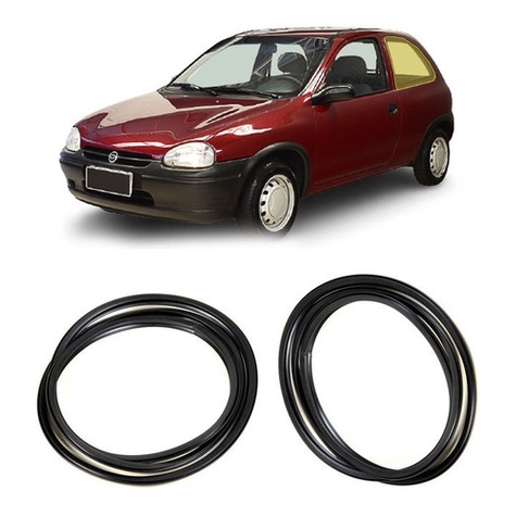 Jogo Borracha Vidro Lateral Traseiro Fixo Corsa Hatch 95/02 Jogo Borracha Vidro Lateral Traseiro Fixo Corsa Hatch 95/02 - Oferta na Shopee