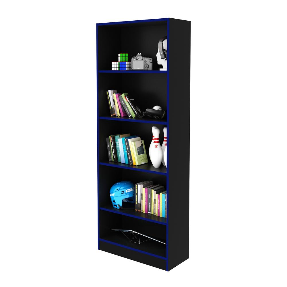 Estante Gamer Multiuso 60 cm Multimóveis CR25039 Preta/Azul Estante Gamer Multiuso 60 cm Multimóveis CR25039 Preta/Azul - Oferta na Shopee