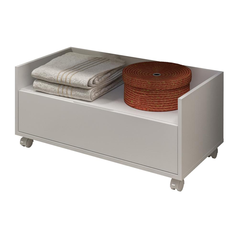 Balcão para Banheiro c/ Rodízios e 1 Gaveta Multimóveis Branco Balcão para Banheiro c/ Rodízios e 1 Gaveta Multimóveis Branco - Oferta na Shopee