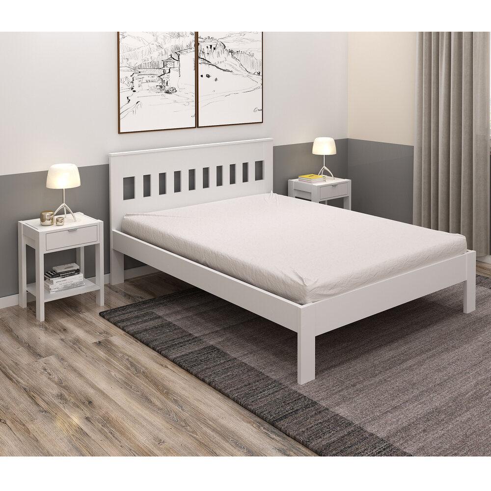 Cama de Casal para Colchão 138 x 188 cm Multimóveis CR35011 Branca Cama de Casal para Colchão 138 x 188 cm Multimóveis CR35011 Branca - Oferta na Shopee