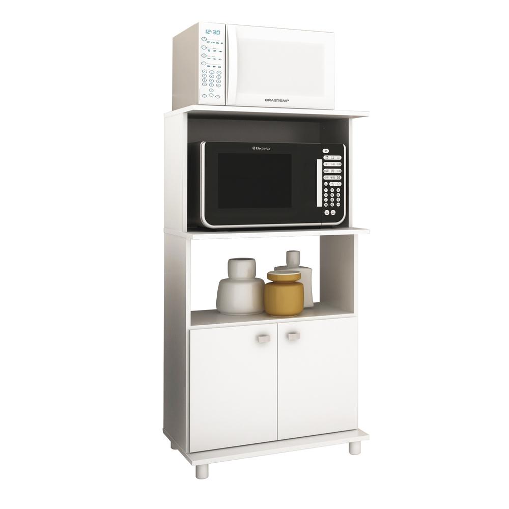Balcão Multiuso para Forno e Microondas com 2 Portas Multimóveis CR20004 Branco Balcão Multiuso para Forno e Microondas com 2 Portas Multimóveis CR20004 Branco - Oferta na Shopee