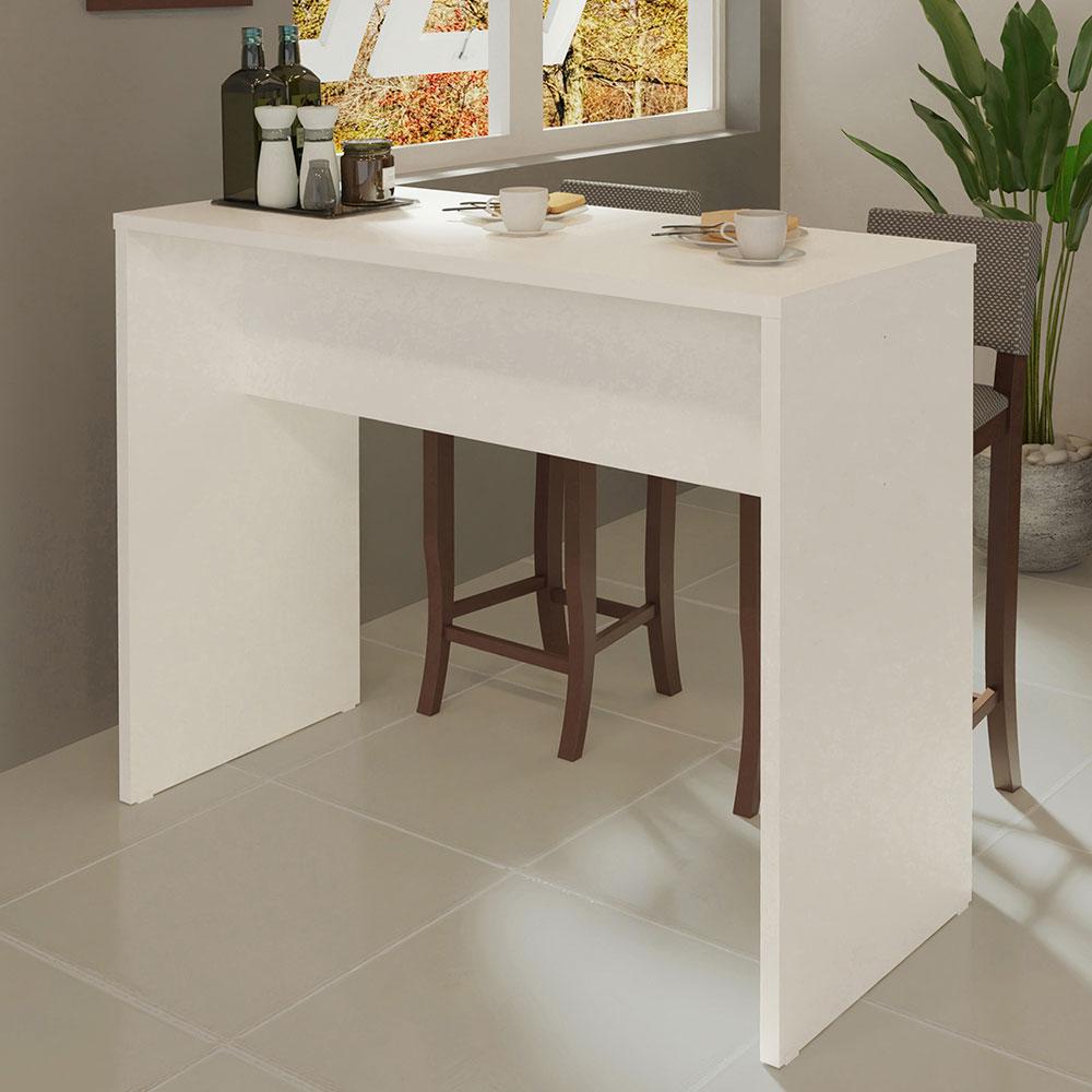 Bancada para Cozinha Madesa 115 cm - Branco Bancada para Cozinha Madesa 115 cm - Branco - Oferta na Shopee