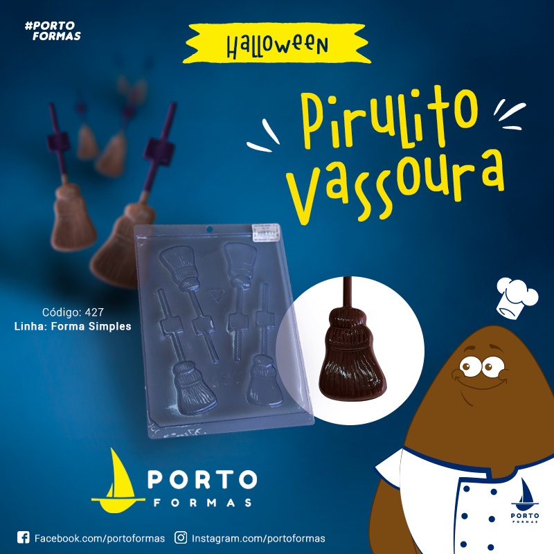 1~5 Forma Simples VASSOURA DIAS DAS BRUXAS HALLOWEEN em Acetato