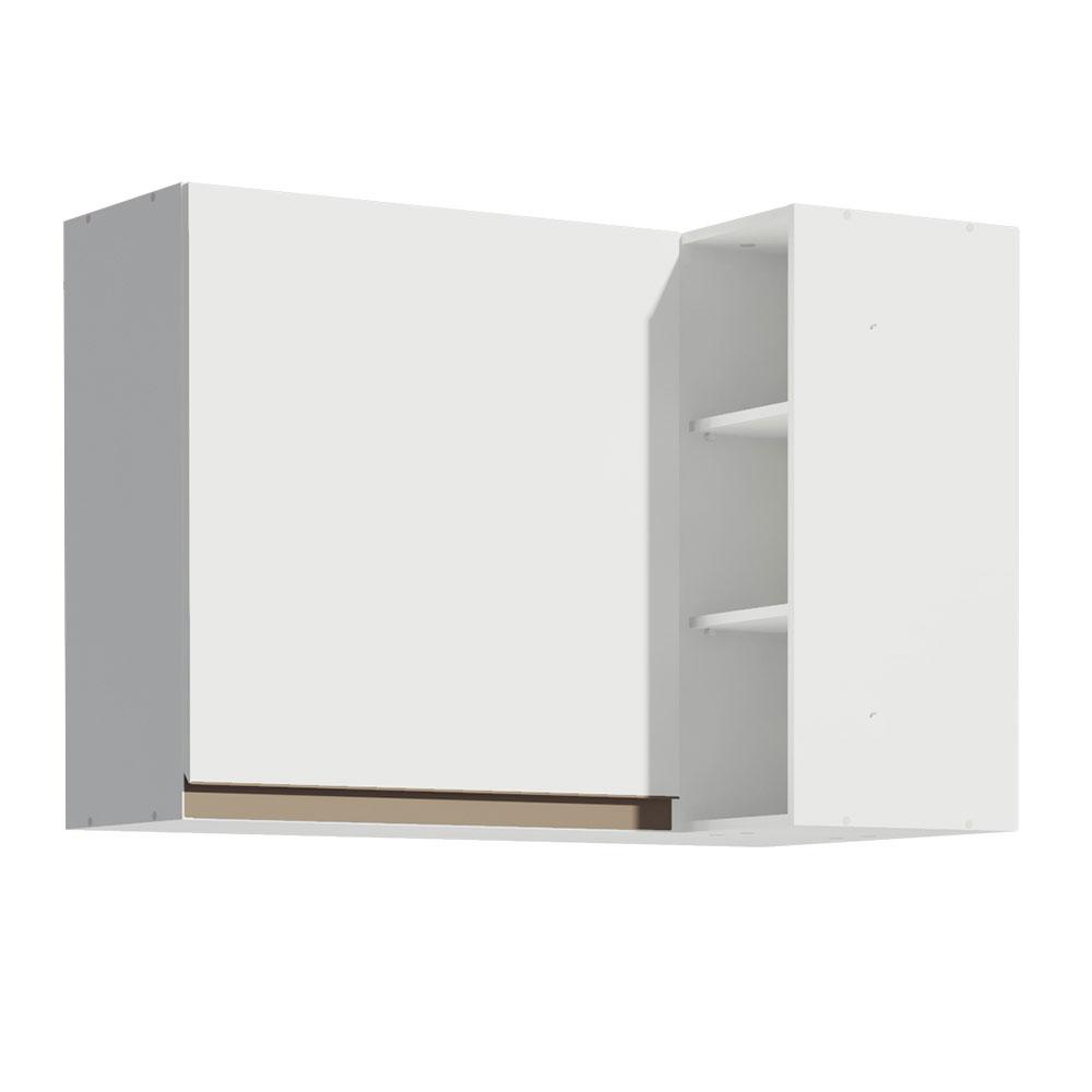Armário de Cozinha Aéreo de Canto 1 Porta e Adega Branco Reims Madesa Armário de Cozinha Aéreo de Canto 1 Porta e Adega Branco Reims Madesa - Oferta na Shopee