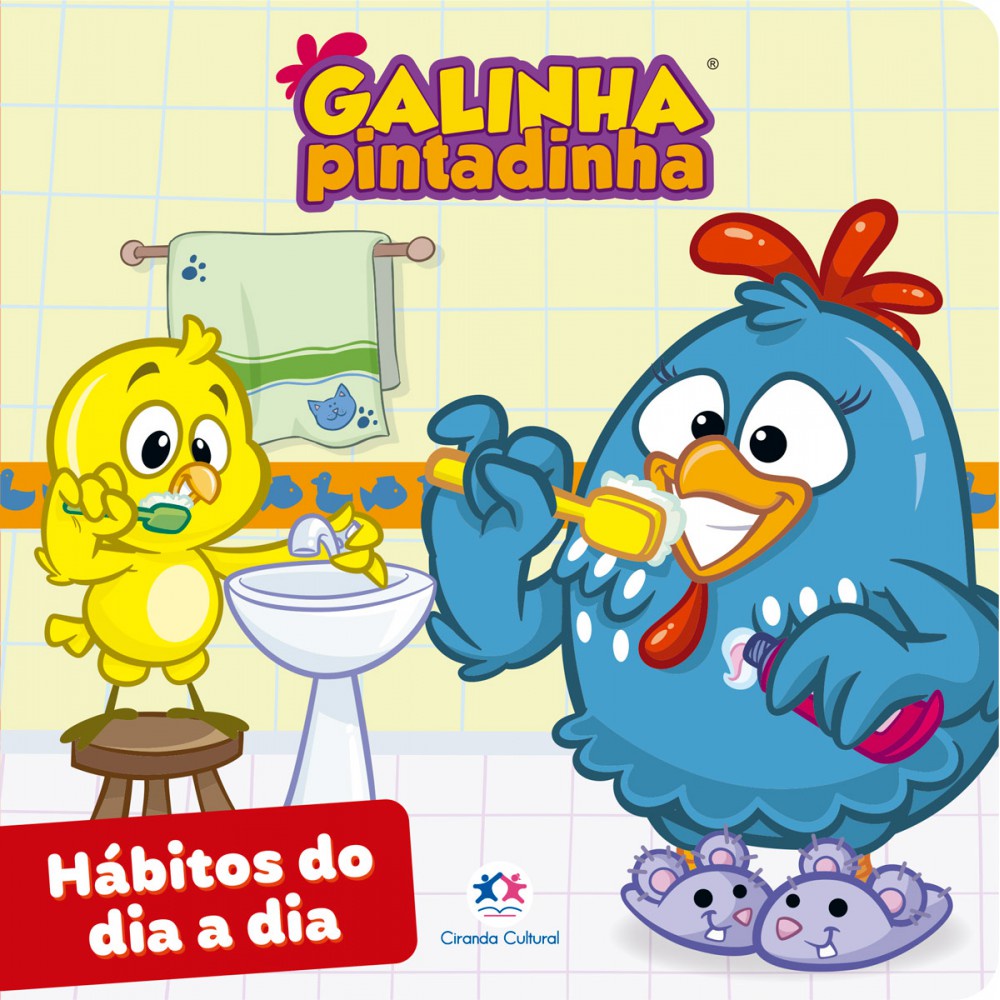 Livro Cartonado Galinha Pintadinha - Hábitos do dia a dia Livro Cartonado Galinha Pintadinha - Hábitos do dia a dia - Oferta na Shopee