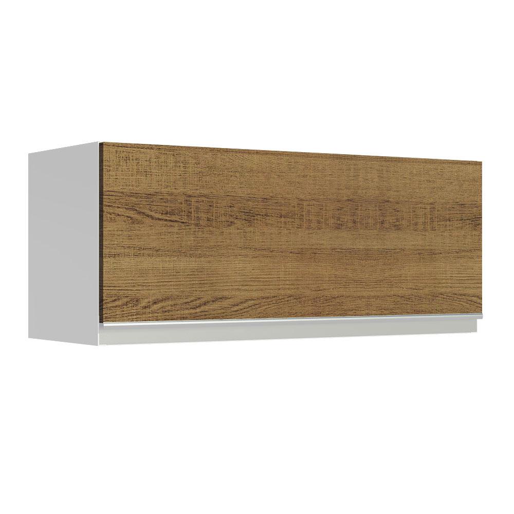 Armário de Cozinha Aéreo 80 cm 1 Porta Suspensa Branco/Rustic Glamy Madesa Armário de Cozinha Aéreo 80 cm 1 Porta Suspensa Branco/Rustic Glamy Madesa - Oferta na Shopee