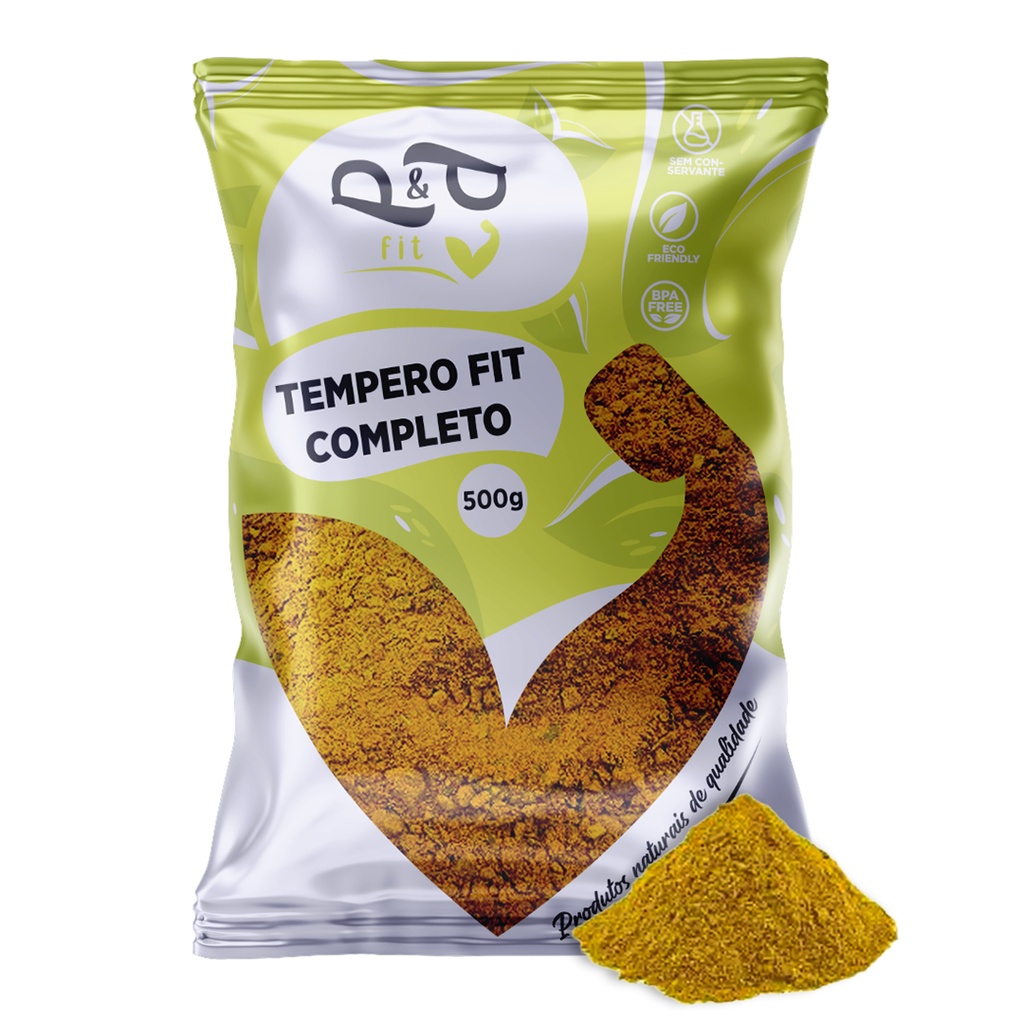 Tempero Fit Completo Sem Glutamato e Sem Sódio 500g - P&P - Oferta na Shopee