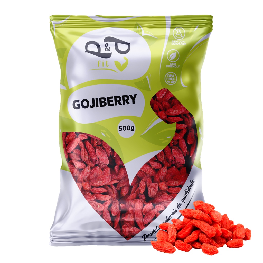 Gojiberry Desidratado 500g - P&P - Oferta na Shopee