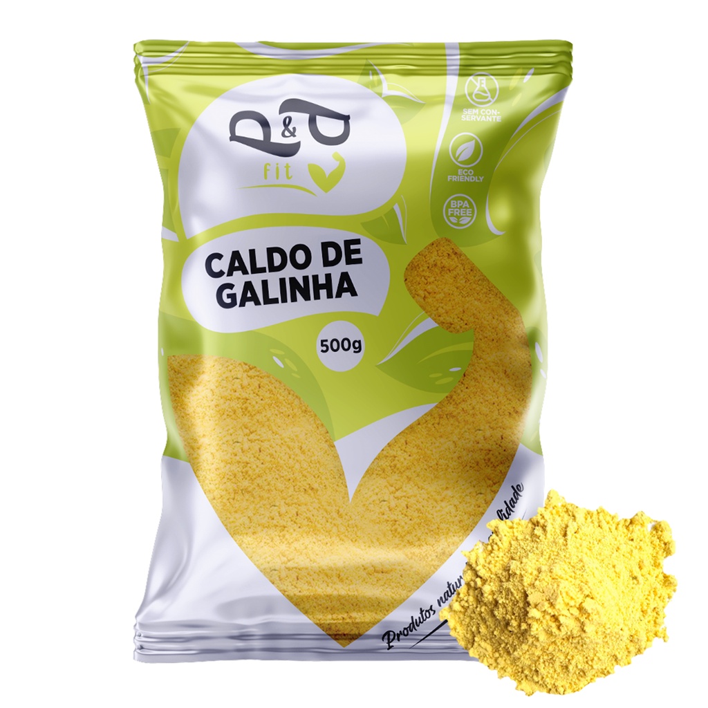 Caldo de Galinha - 500g - P&P Caldo de Galinha - 500g - P&P - Oferta na Shopee