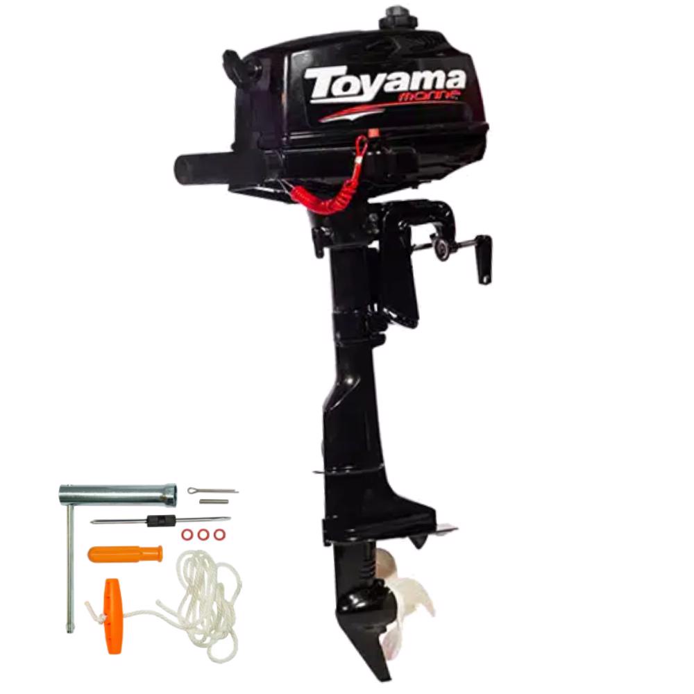 Motor de Popa Gasolina 3,6 HP TM3.6TS TOYAMA Motor de Popa Gasolina 3