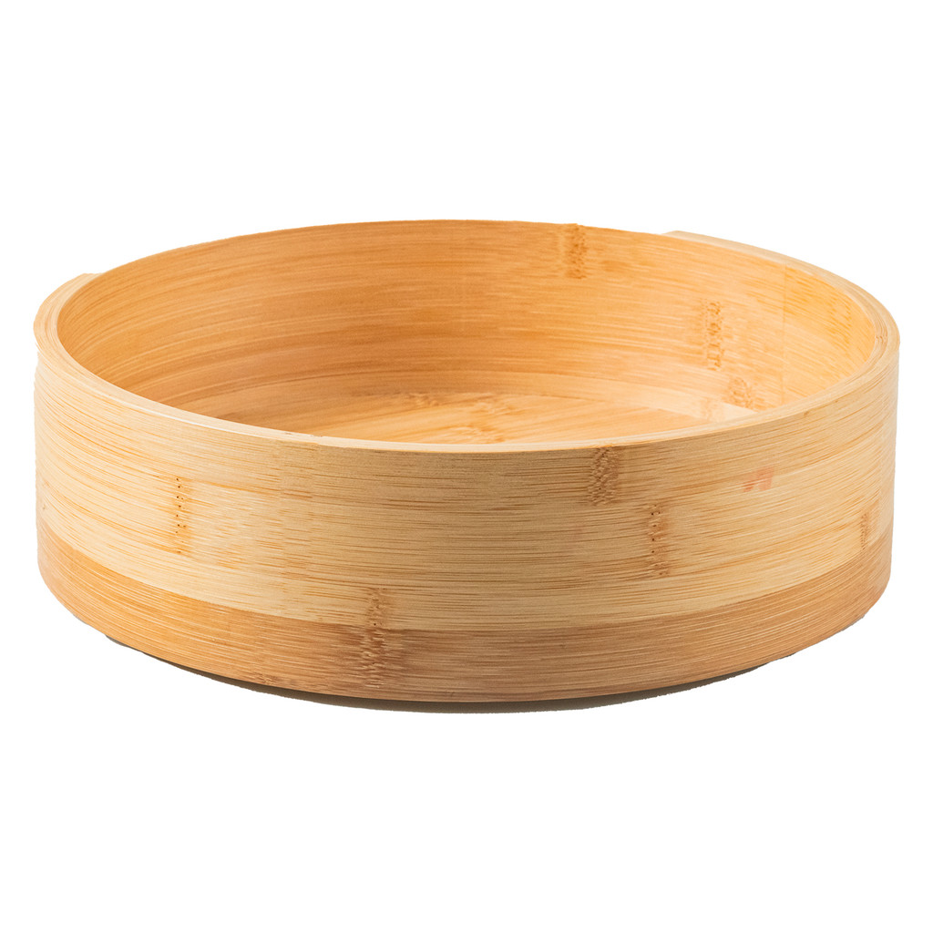 Organizador Giratório Multiuso Alto Keep Bambu Natural 360° Cozinha Despensa Banheiro Decoração Ou