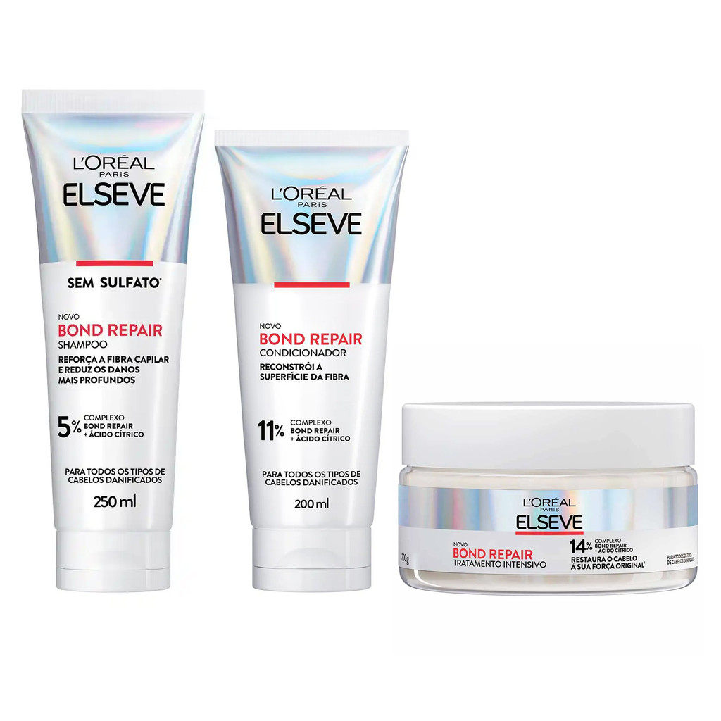 KIT ELSEVE SH + COND + MÁSC BOND REPAIR CABELOS DANIFICADOS KIT ELSEVE SH + COND + MÁSC BOND REPAIR CABELOS DANIFICADOS - Oferta na Shopee