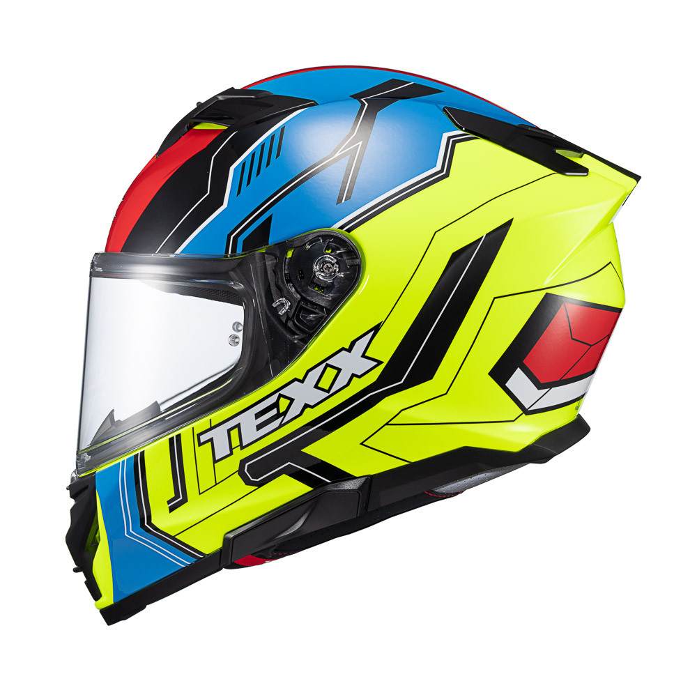 Capacete Texx Kaiman Teaser Fechado Masculino Viseira Anti-Risco Óculos Interno Forro Removível - Oferta na Shopee