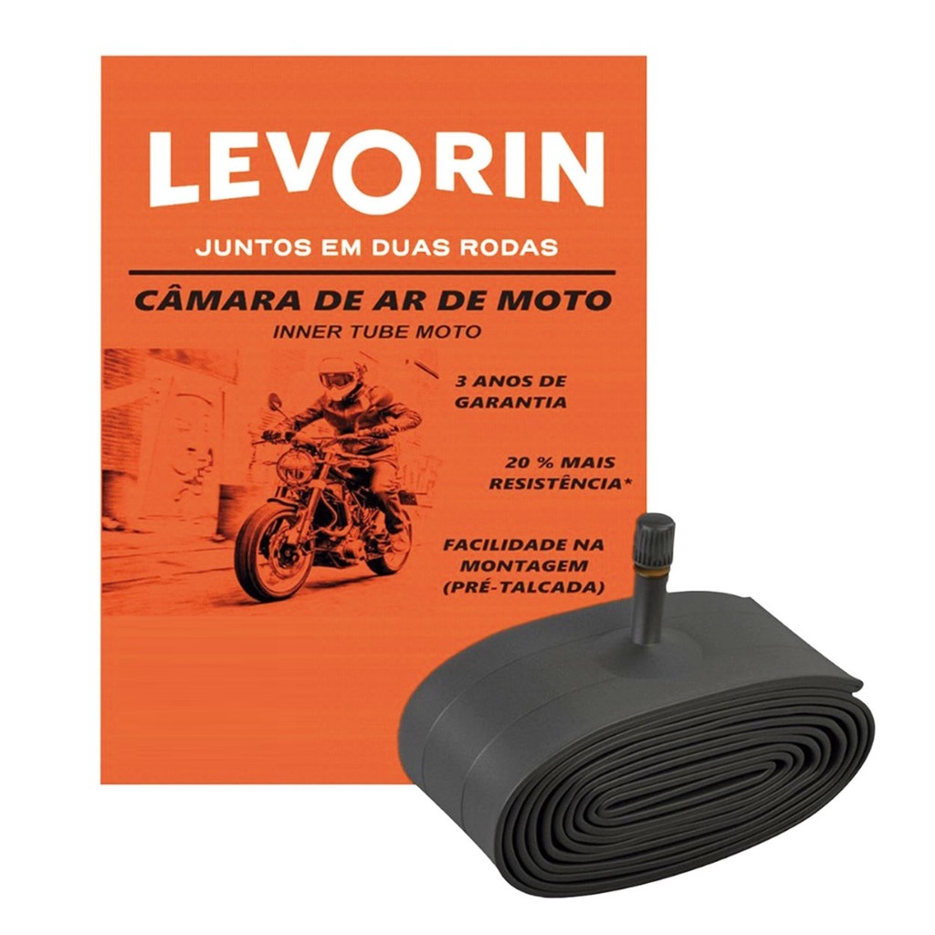 Câmara de Ar Aro 17 Biz 100 Biz 110i Biz 125 Pop 100 Pop 110i Levorin - Oferta na Shopee