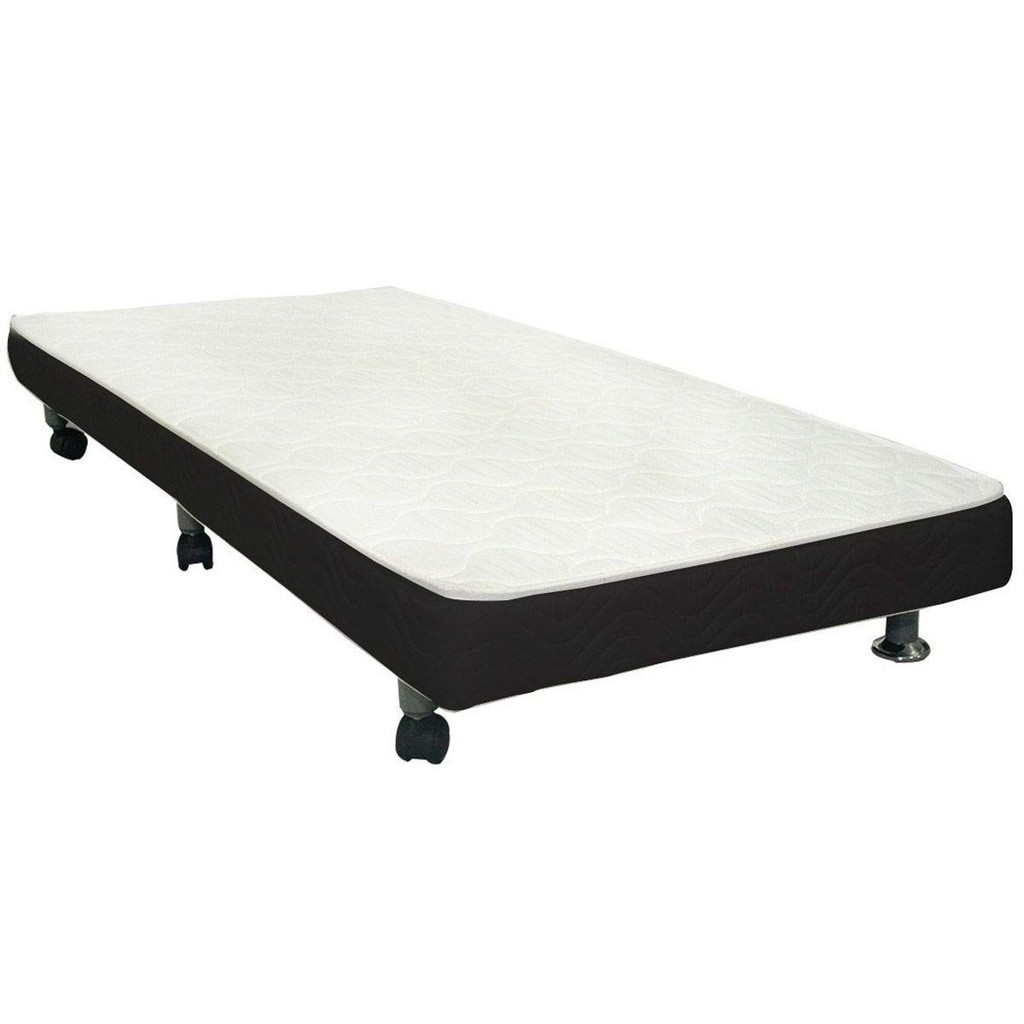 Cama Auxiliar D28 Bordado Nero Black Solteiro - 79x171x11 - Ortobom Cama Auxiliar D28 Bordado Nero Black Solteiro - 79x171x11 - Ortobom - Oferta na Shopee