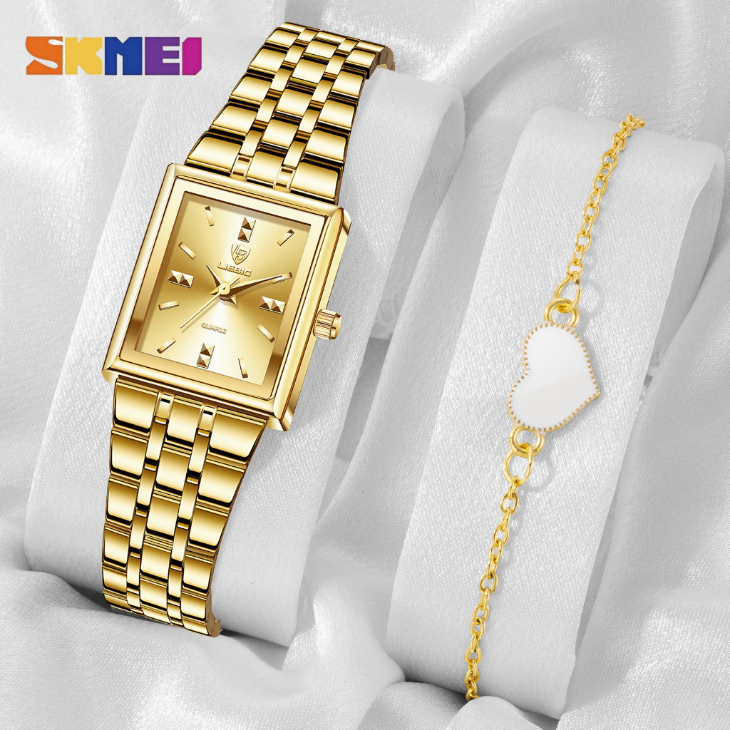 LIEBIG Jam Tangan Perempuan Relógio De Quartzo De Aço Inoxidável À Prova D'água Requintado Feminino De Alta Qualidade L1 - Oferta na Shopee