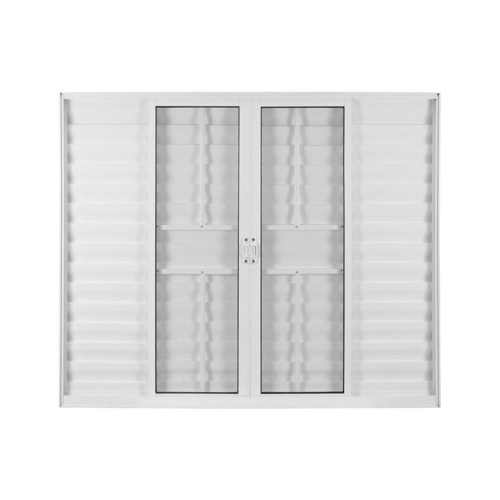 Janela de Alumínio Veneziana 100x120cm 4 Folhas com Grade sem Vidro Soft Plus Mgm 100cm x 120cm Janela de Alumínio Veneziana 100x120cm 4 Folhas com Grade sem Vidro Soft Plus Mgm 100cm x 120cm - Oferta na Shopee