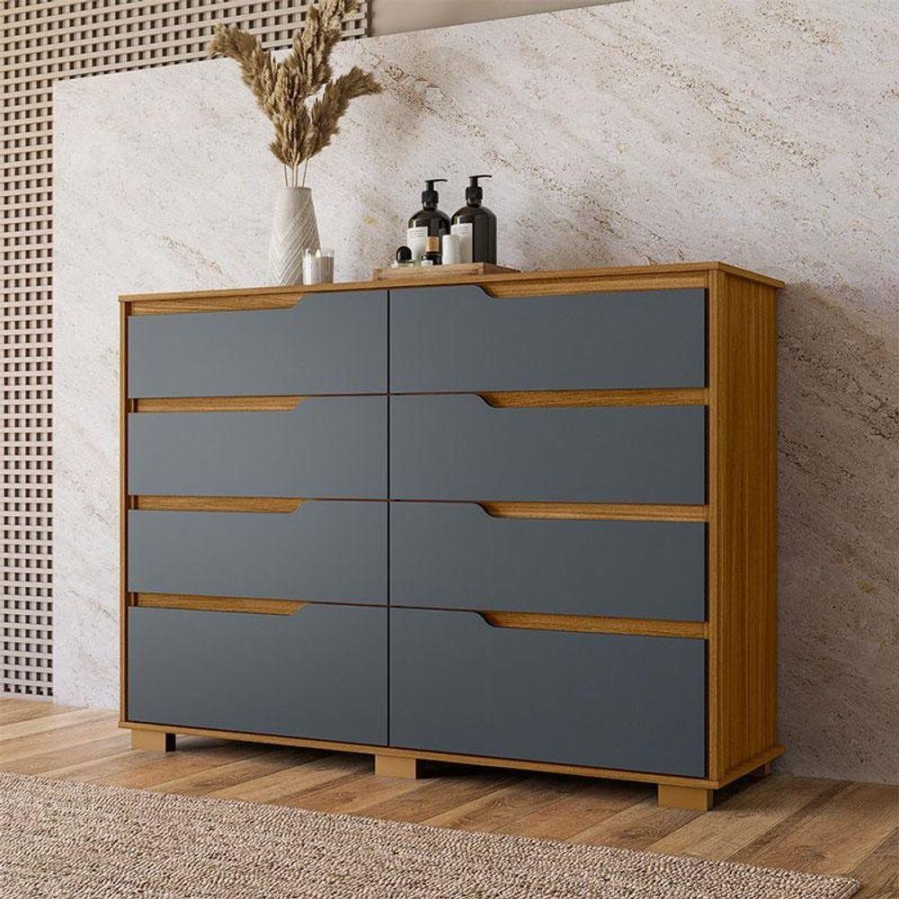 Cômoda Gaveteiro Ambiente Georgia Freijó Cinza - Moval Cômoda Gaveteiro Ambiente Georgia Freijó Cinza - Moval - Oferta na Shopee