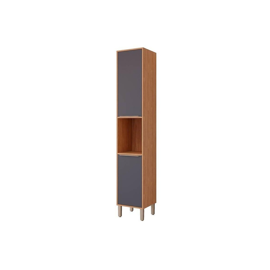 Paneleiro de Cozinha Modulado Esplêndida c/ 2 Portas 37cm Freijo/Titanium - MGM Paneleiro de Cozinha Modulado Esplêndida c/ 2 Portas 37cm Freijo/Titanium - MGM - Oferta na Shopee