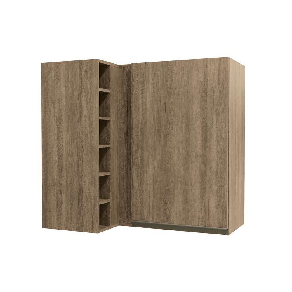 Armário de Cozinha Modulado Canto Reto Maxxi G768 1 Porta 98cm Nogal - Kappesberg Armário de Cozinha Modulado Canto Reto Maxxi G768 1 Porta 98cm Nogal - Kappesberg - Oferta na Shopee
