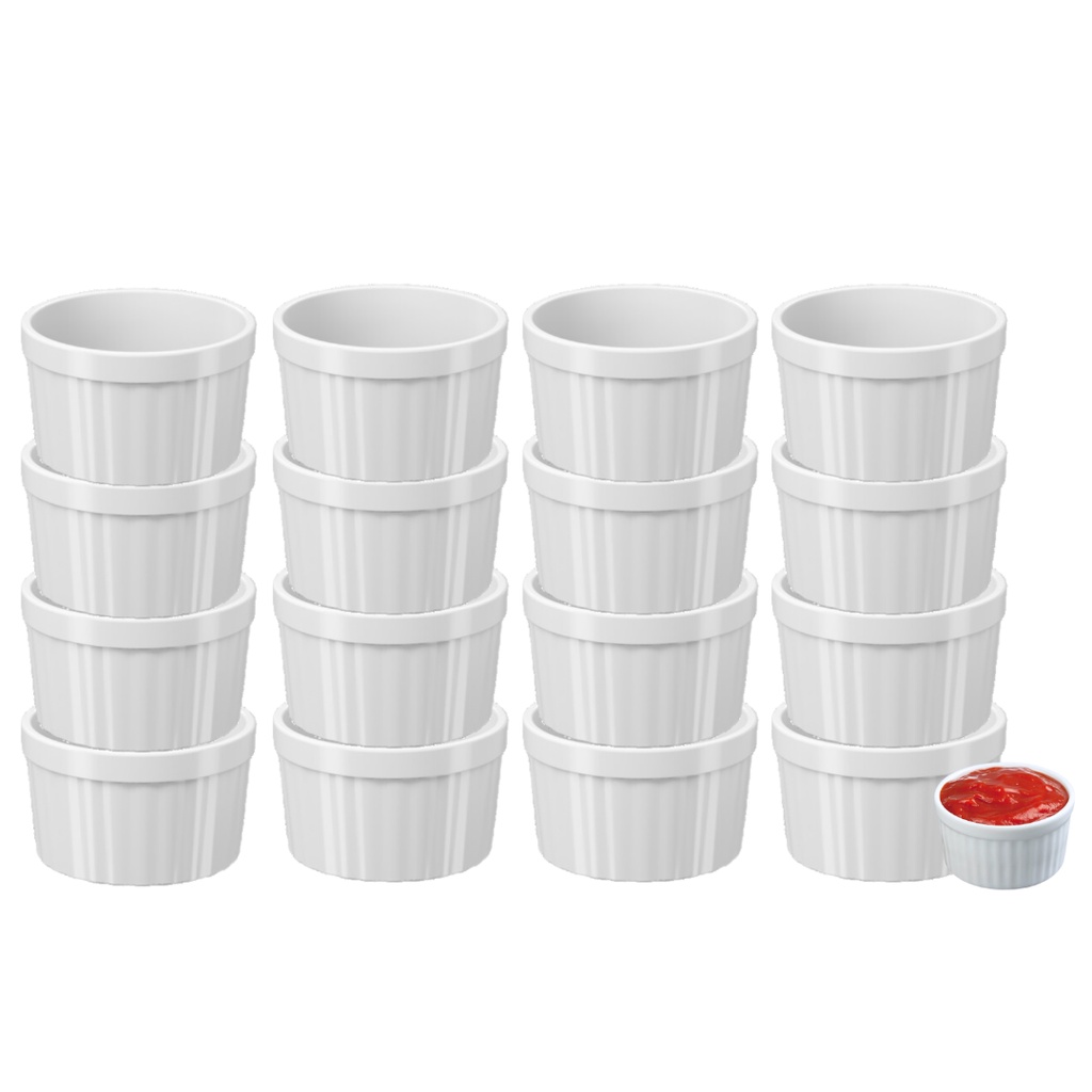 Kit 16 pcs Molheira Ramekin Potinhos Pote Molho Petisco Coza 150ml Tigela Bowl Uno Kit 16 pcs Molheira Ramekin Potinhos Pote Molho Petisco Coza 150ml Tigela Bowl Uno - Oferta na Shopee