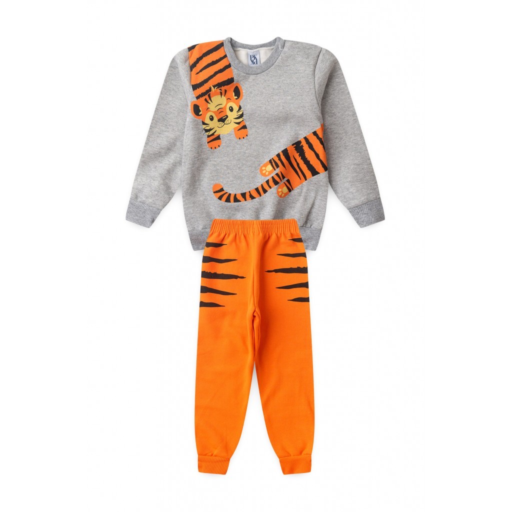 Conjunto Infantil Masculino Tigre De Inverno Conjunto Infantil Masculino Tigre De Inverno - Oferta na Shopee