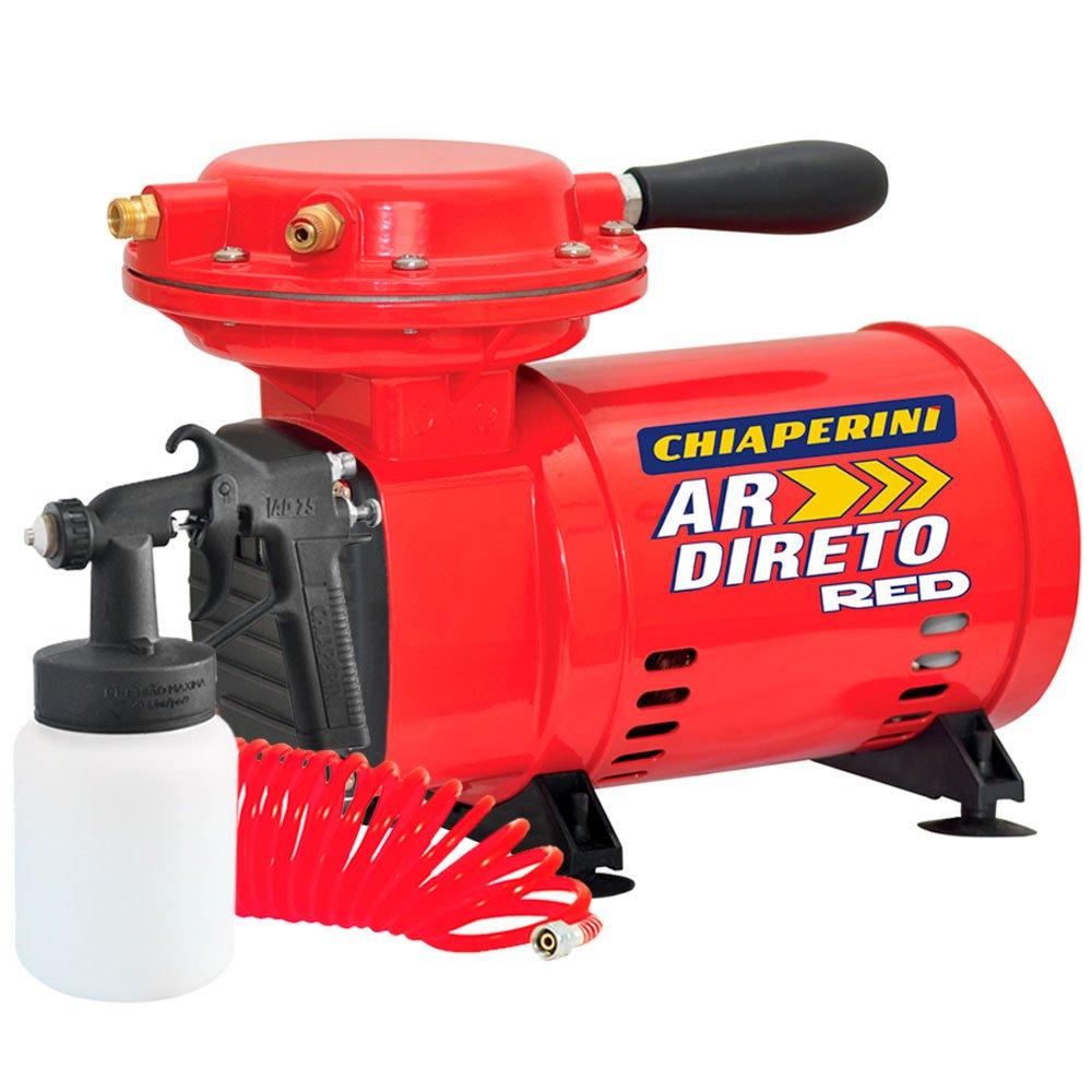 Motocompressor de Ar Direto Red 2,3 Pés 40PSI Mono Bivolt co Motocompressor de Ar Direto Red 2