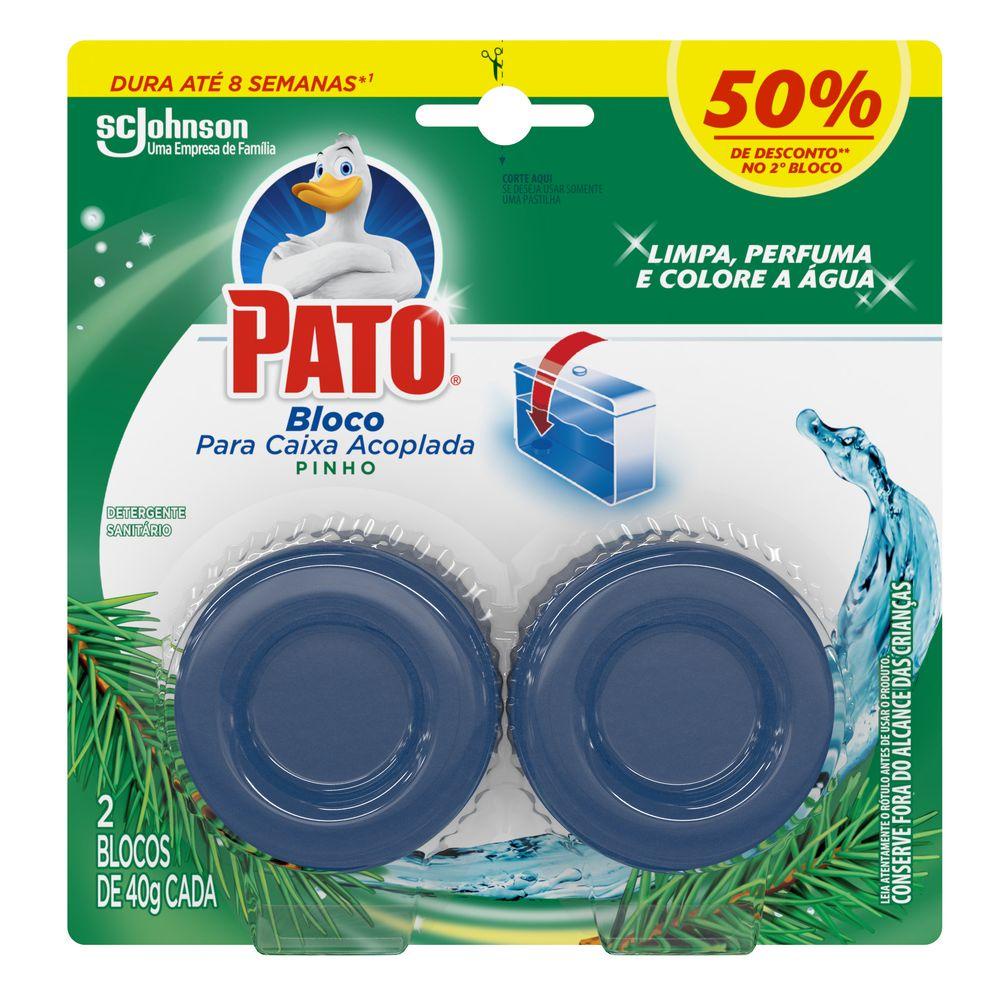 Detergente Sanitário para Caixa Acoplada Pato Pinho 2un de 40g Detergente Sanitário para Caixa Acoplada Pato Pinho 2un de 40g - Oferta na Shopee