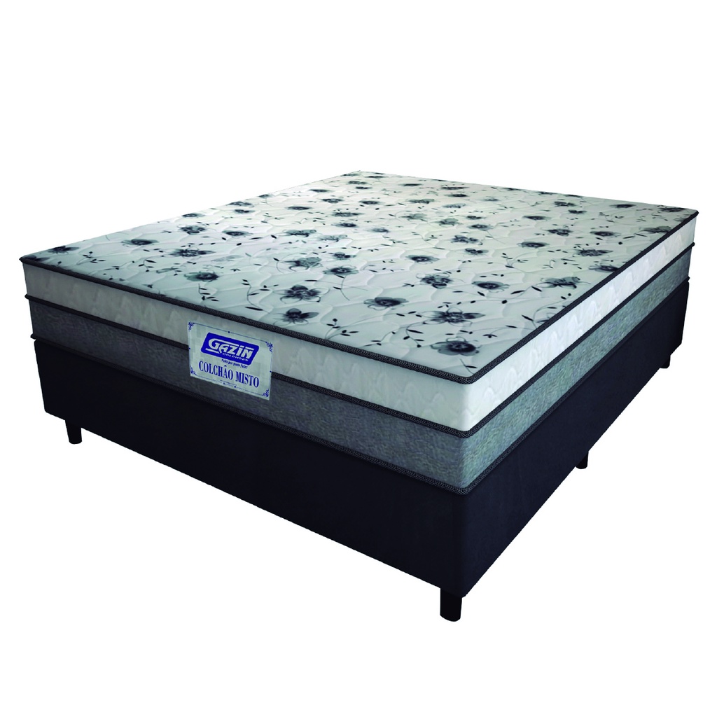 Cama Box Casal Colchão Espuma D33 Fort 138x188x59cm Gazin - Suporta até 150kg por Pessoa Cama Box Casal Colchão Espuma D33 Fort 138x188x59cm Gazin - Suporta até 150kg por Pessoa - Oferta na Shopee