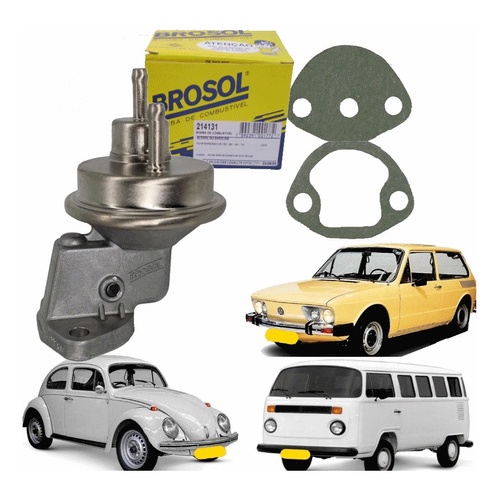 Bomba Gasolina Combustível Fusca Brasília Kombi Brosol Bomba Gasolina Combustível Fusca Brasília Kombi Brosol - Oferta na Shopee