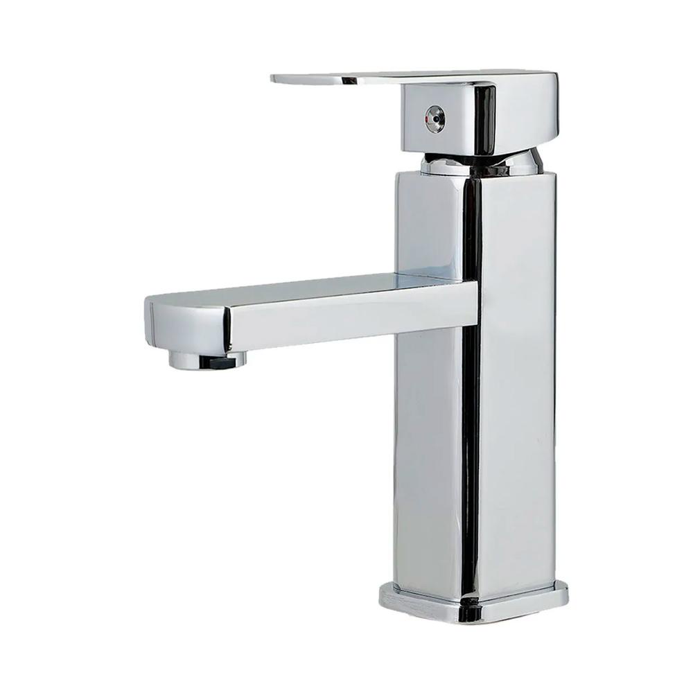 Torneira para banheiro cascata Misturador Monocomando Baixa Madeira Pingoo - Cromado - Oferta na Shopee