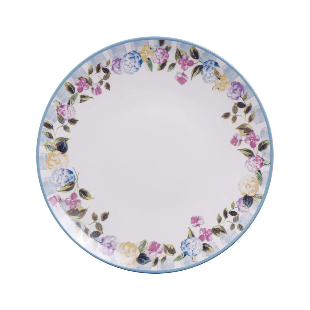 Pratos Raso Refeição 25cm Aura Tramontina Jantar Porcelana Florido - Oferta na Shopee