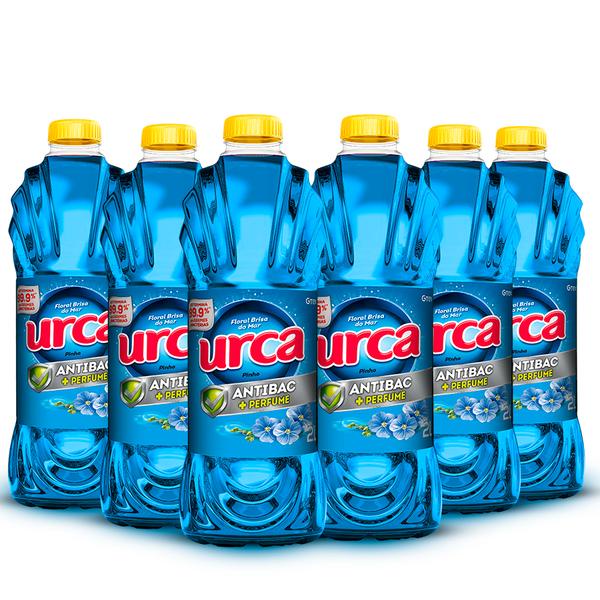 Kit 6 Desinfetante Urca Floral Brisa - 2L - Oferta na Shopee