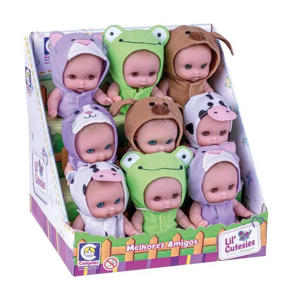 Brinquedo Boneca Lil Cutesies Melhores Amigos 15cm Plástico Vinil Sortida Unitária Cotiplas-2554 Brinquedo Boneca Lil Cutesies Melhores Amigos 15cm Plástico Vinil Sortida Unitária Cotiplas-2554 - Oferta na Shopee