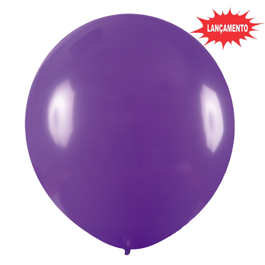 Balão de Festa Redondo Profissional Látex Liso 24'' 60cm - Roxo - 3 unidades - Art Latex - Rizzo Balão de Festa Redondo Profissional Látex Liso 24'' 60cm - Roxo - 3 unidades - Art Latex - Rizzo - Oferta na Shopee