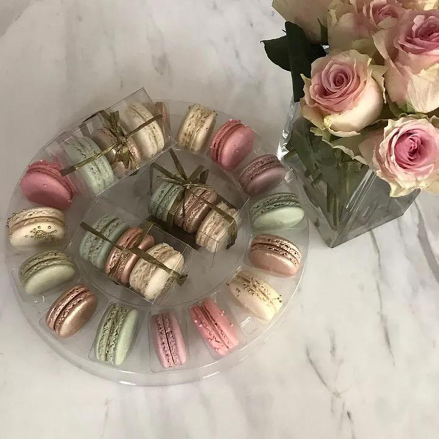Caixa tipo Blister em Forma de Guirlanda Macarons - 5 unidades - San Felipo - Rizzo - Oferta na Shopee