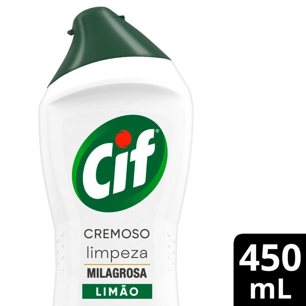 Multiuso Cif Cremoso Limão com 450ml - Oferta na Shopee