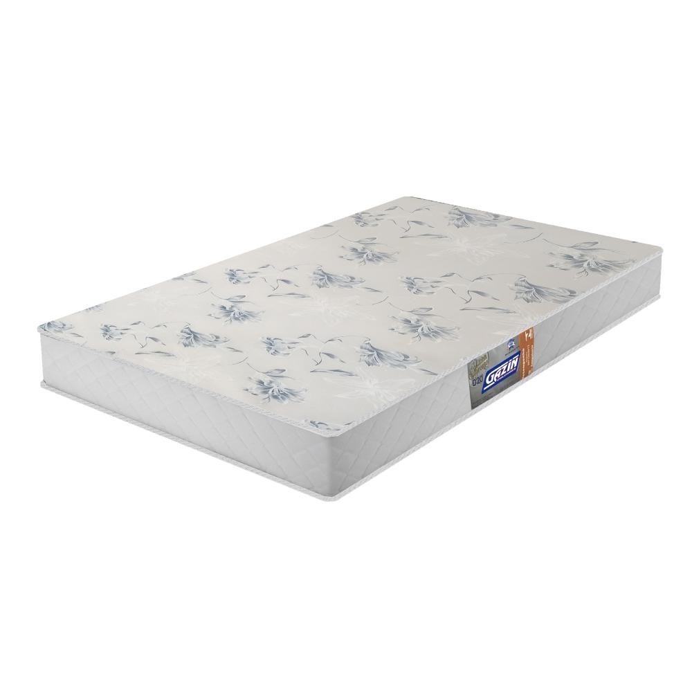 Colchão Solteiro Espuma D20 Supreme 78x188x12cm Branco Colchão Solteiro Espuma D20 Supreme 78x188x12cm Branco - Oferta na Shopee