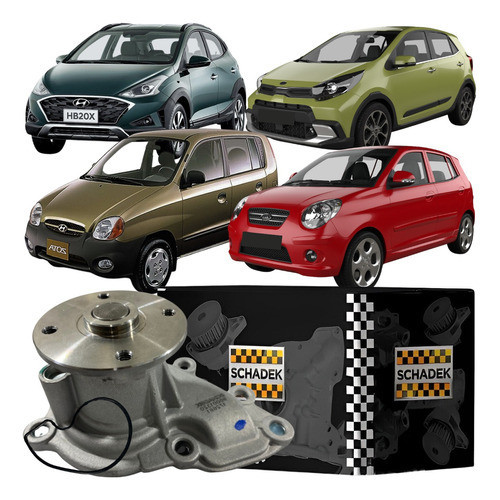 Bomba D'água Original Schadek Kia Picanto Hyundai Hb20 Atos Bomba D'água Original Schadek Kia Picanto Hyundai Hb20 Atos - Oferta na Shopee