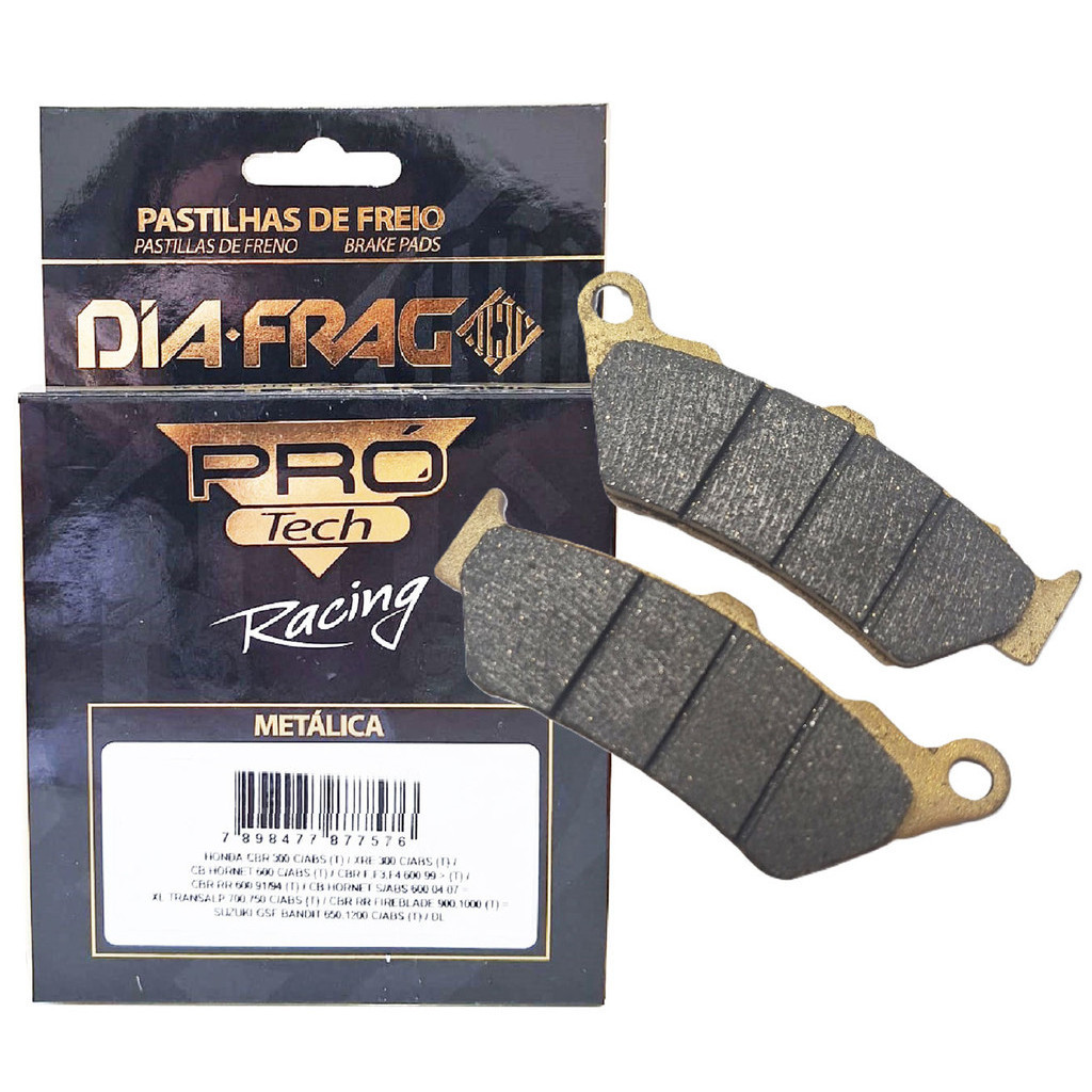 Pastilhas de Freio Dianteira Cb 500 Antiga / Xt 660R / F 650 Gs Diafrag Pro Tech Racing Pastilhas de Freio Dianteira Cb 500 Antiga / Xt 660R / F 650 Gs Diafrag Pro Tech Racing - Oferta na Shopee