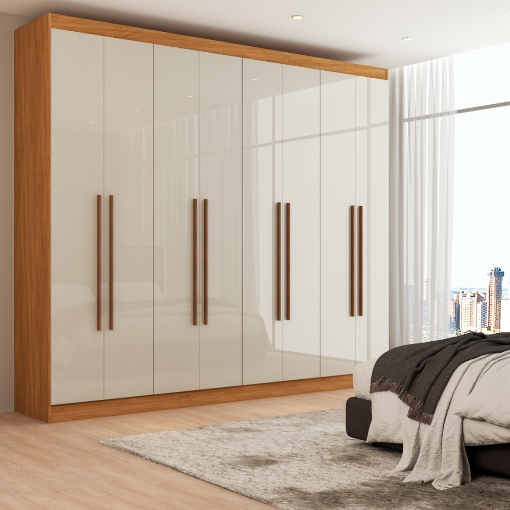 Guarda-Roupa Casal Ele e Ela 8 Portas 8 Prateleiras Guarda-Roupa Casal Ele e Ela 8 Portas 8 Prateleiras - Oferta na Shopee