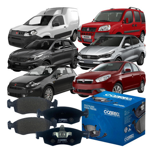 Pastilha de Freio Cobreq Cronos Grand Siena Fiorino Doblo Punto Sporting Pastilha de Freio Cobreq Cronos Grand Siena Fiorino Doblo Punto Sporting - Oferta na Shopee